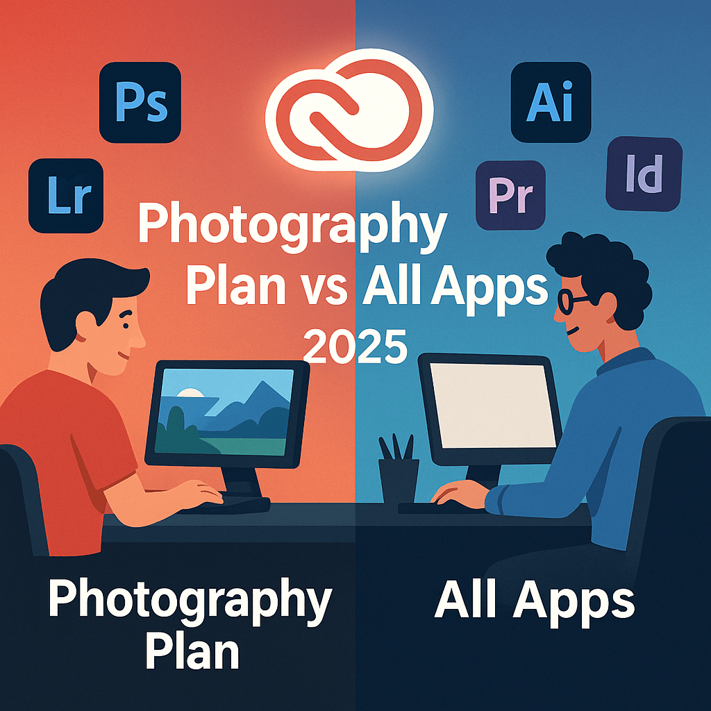 Adobe Creative Cloud Photography Plan vs All Apps Plan: Which Should You Choose in&nbsp;2025?