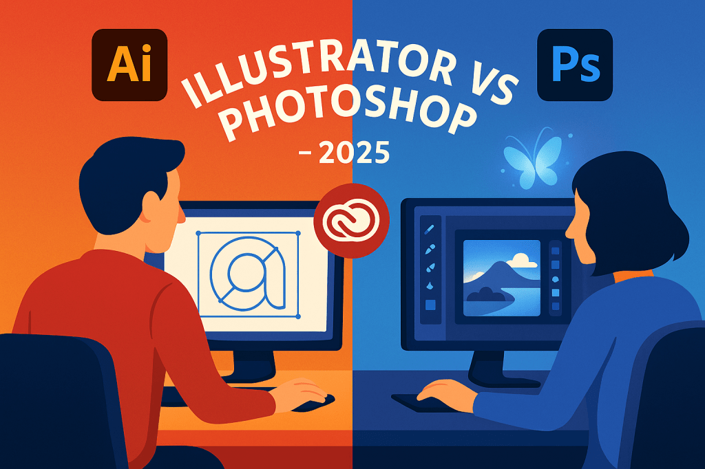 Illustrator vs Photoshop: Which Should You Use for Graphics in&nbsp;2025?**