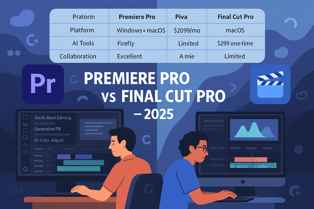 Premiere Pro vs Final Cut Pro: Which Is Best in&nbsp;2025?**